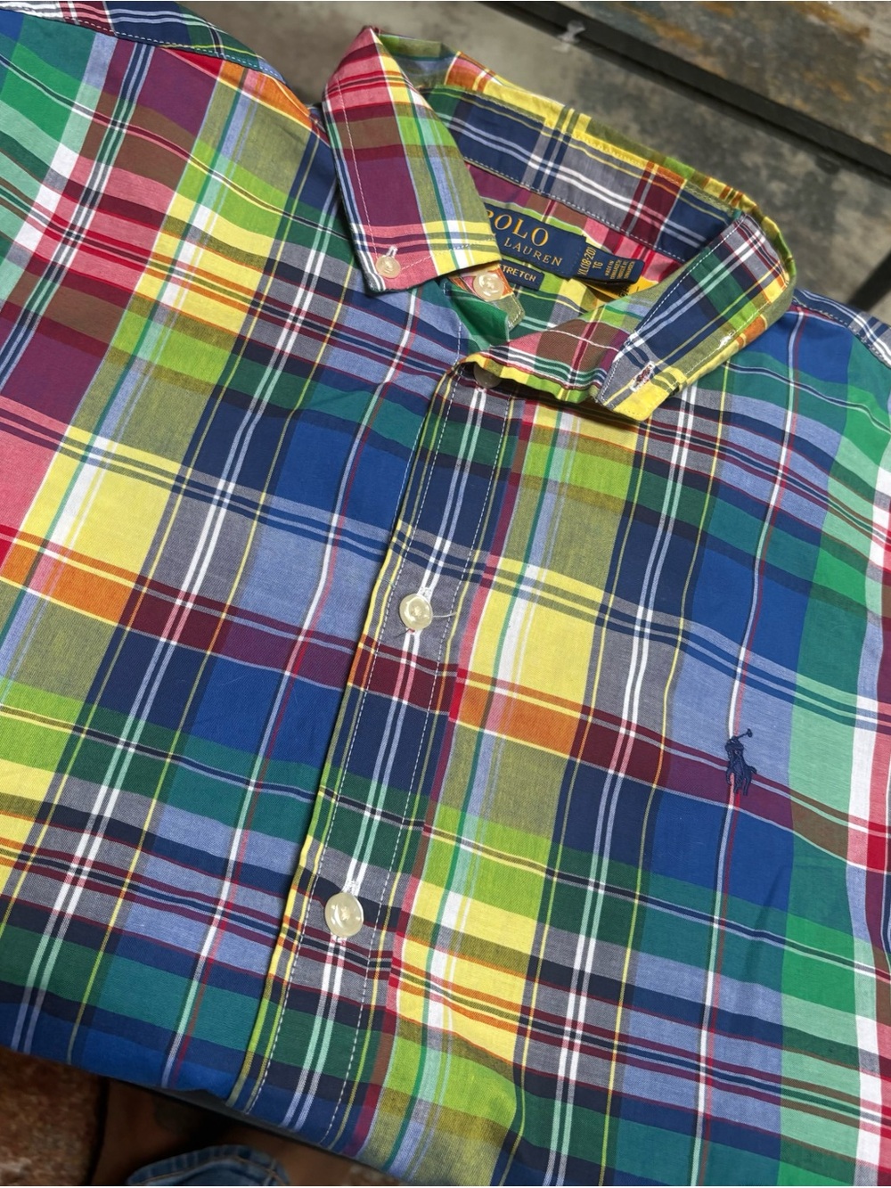 Polo by Ralph Lauren Multi-Color Plaid Button-Down Shirt